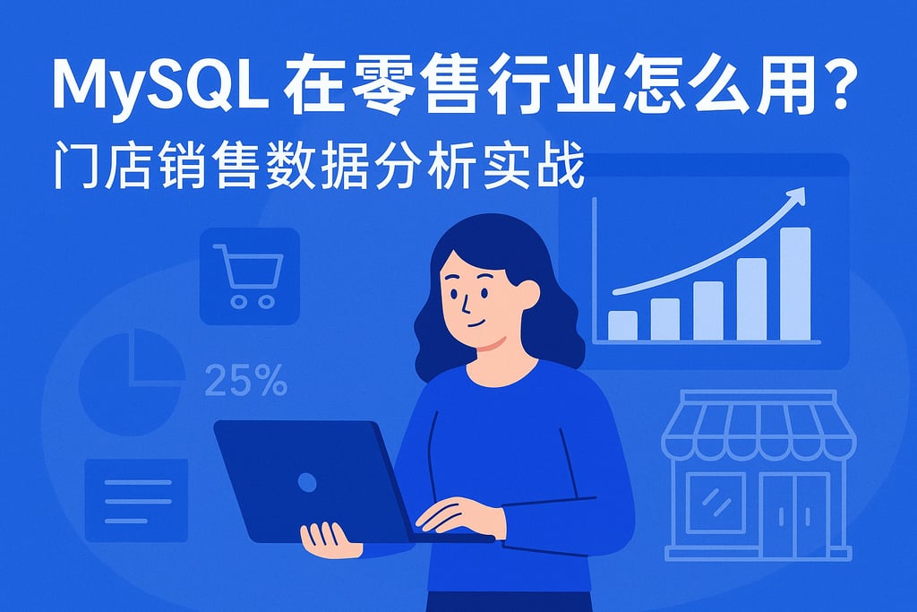 mysql在零售行业怎么用？门店销售数据分析实战