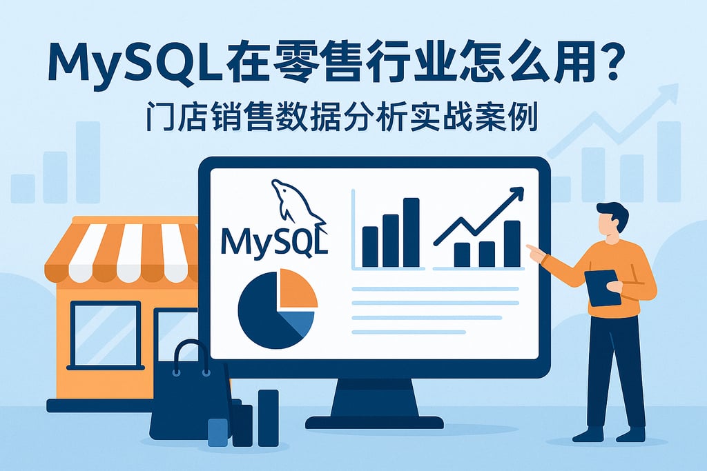 mysql在零售行业怎么用？门店销售数据分析实战案例