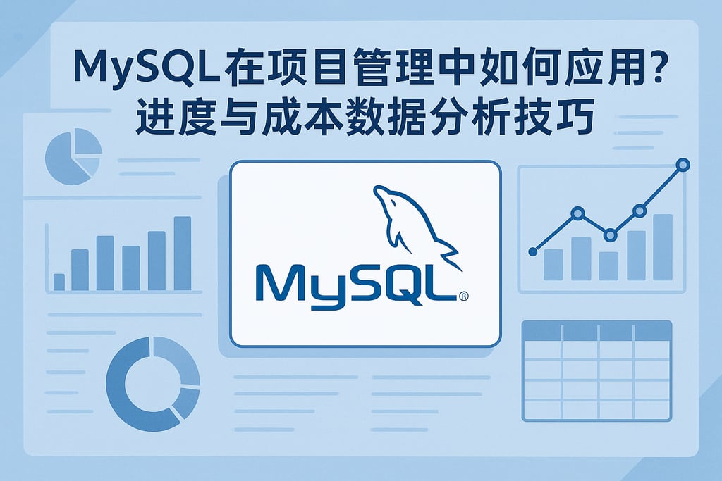 mysql在项目管理中如何应用？进度与成本数据分析技巧