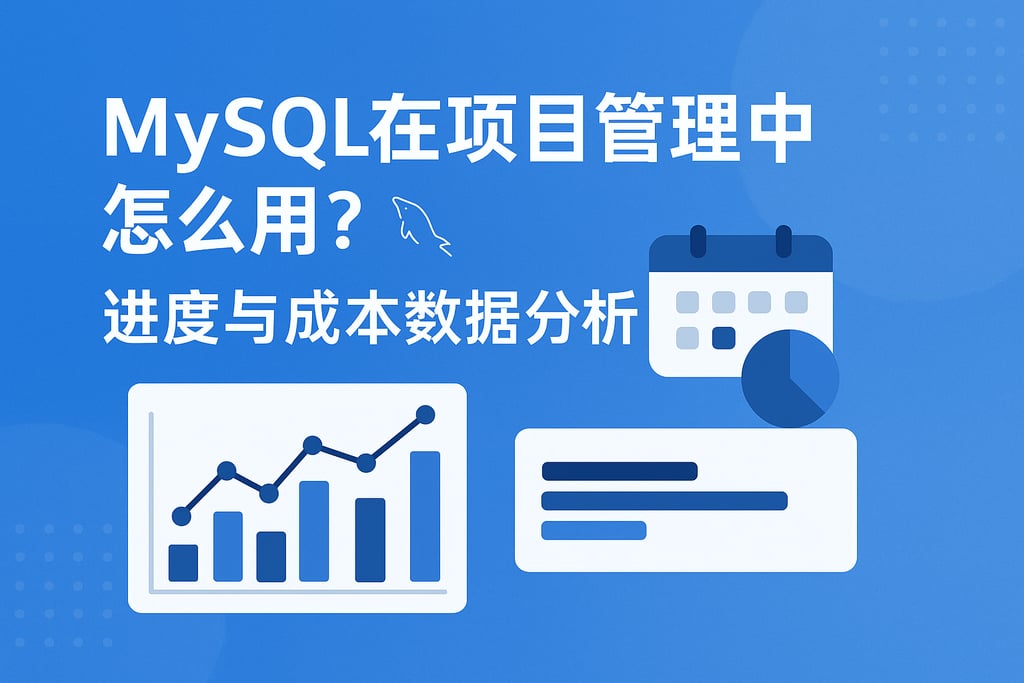 mysql在项目管理中怎么用？进度与成本数据分析