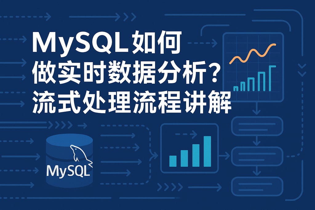 mysql如何做实时数据分析？流式处理流程讲解