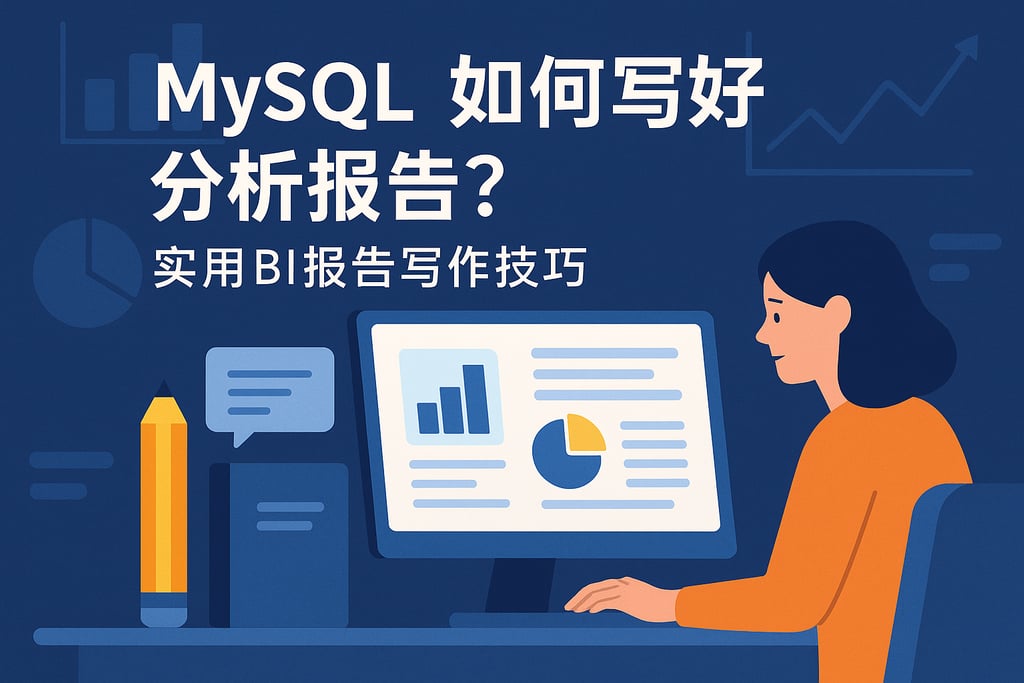 mysql如何写好分析报告？实用BI报告写作技巧