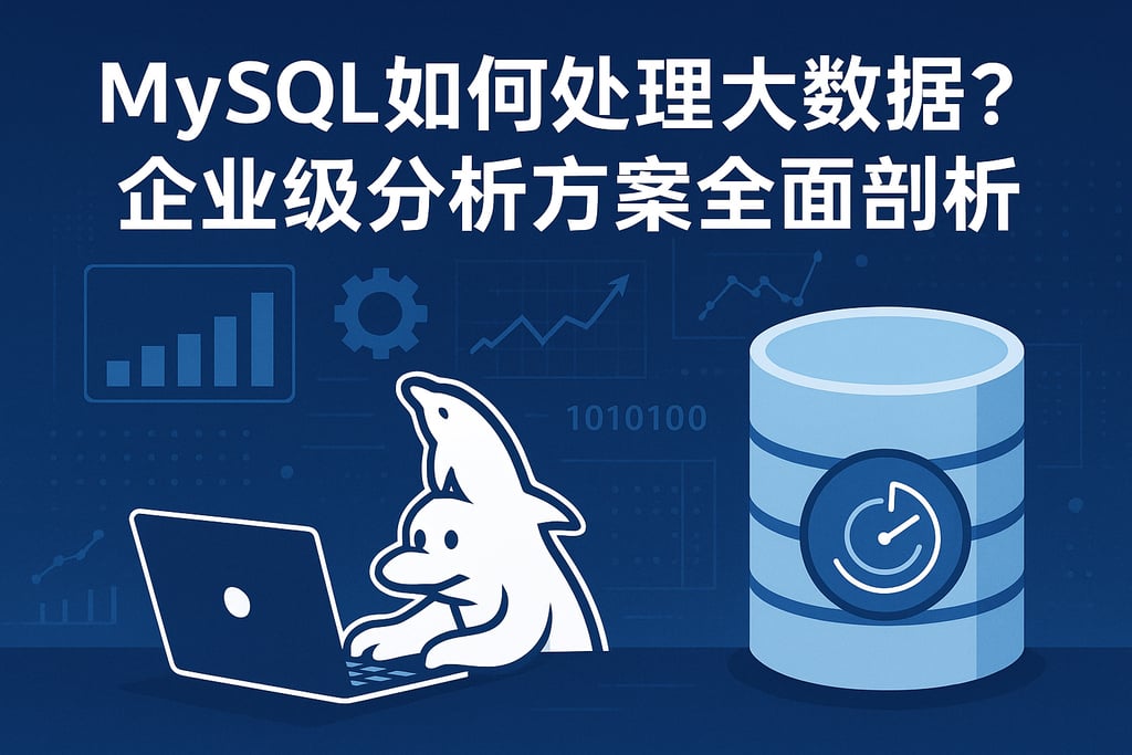 mysql如何处理大数据？企业级分析方案全面剖析。