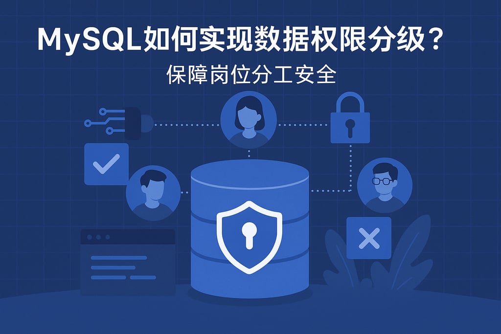 mysql如何实现数据权限分级？保障岗位分工安全