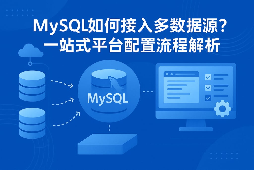 mysql如何接入多数据源？一站式平台配置流程解析