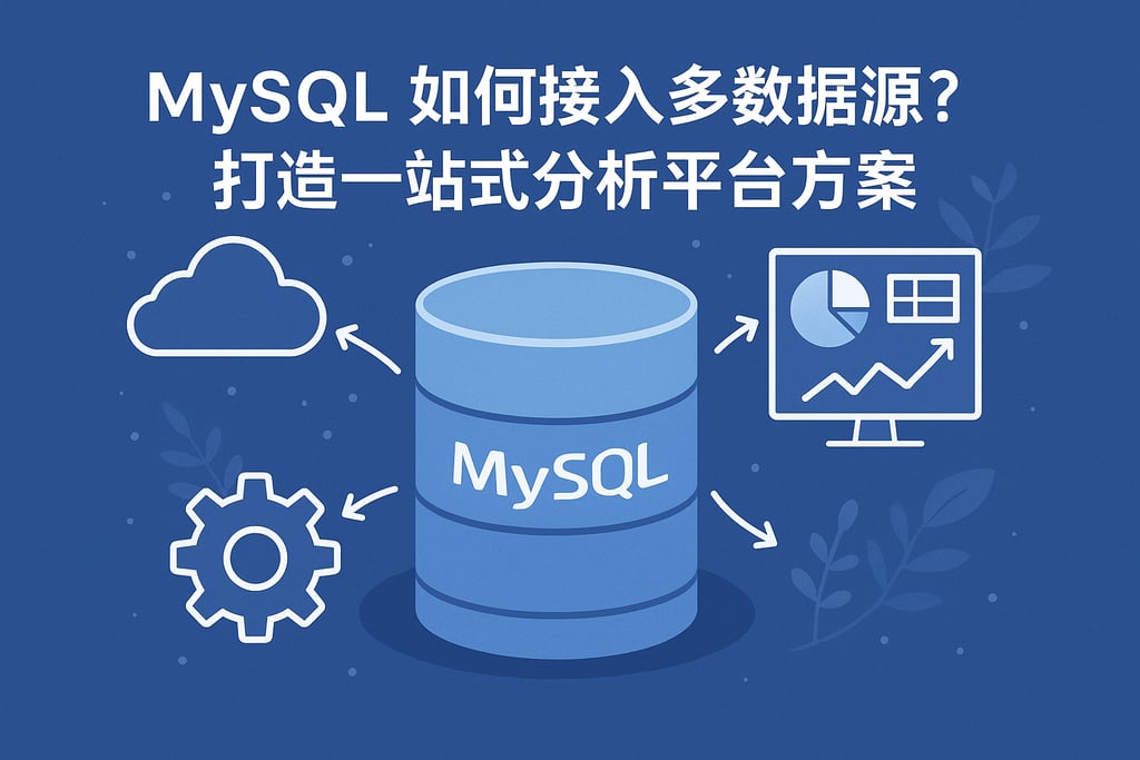 mysql如何接入多数据源？打造一站式分析平台方案