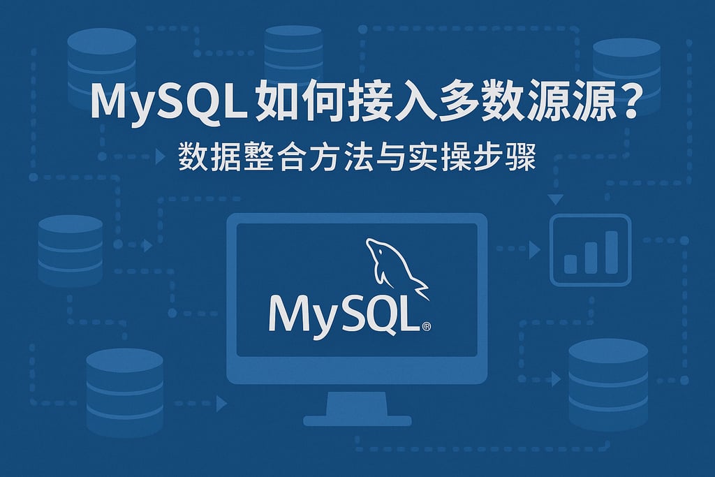 mysql如何接入多数据源？数据整合方法与实操步骤