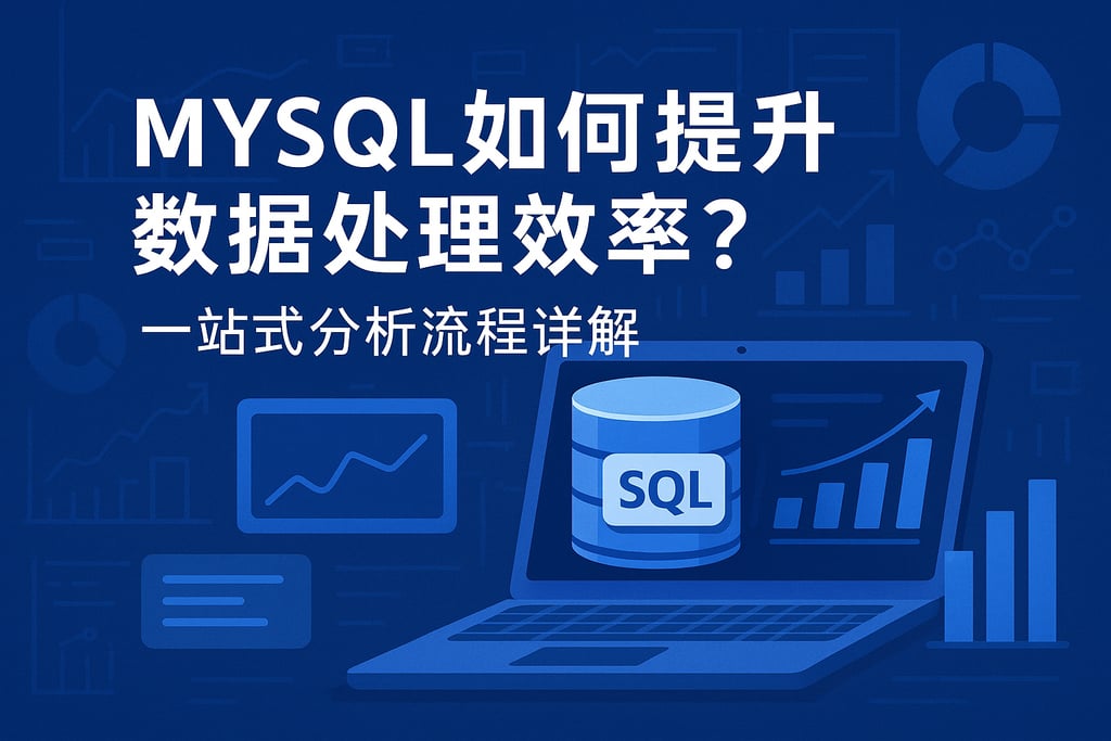 mysql如何提升数据处理效率？一站式分析流程详解
