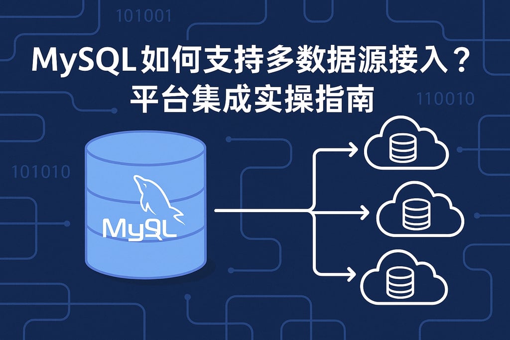mysql如何支持多数据源接入？平台集成实操指南