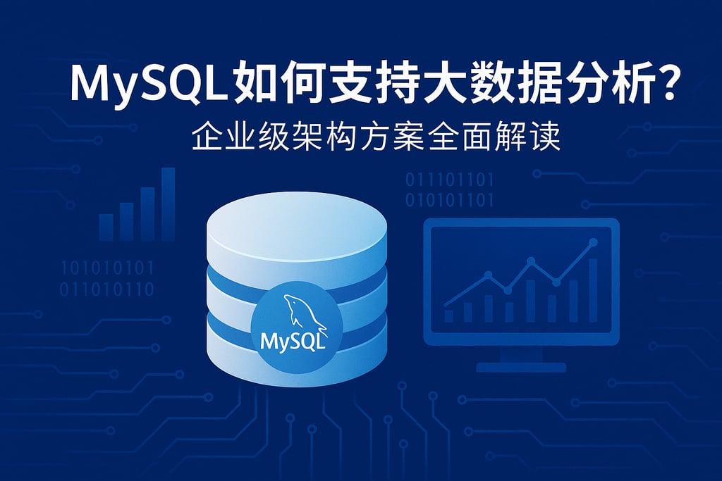 mysql如何支持大数据分析？企业级架构方案全面解读
