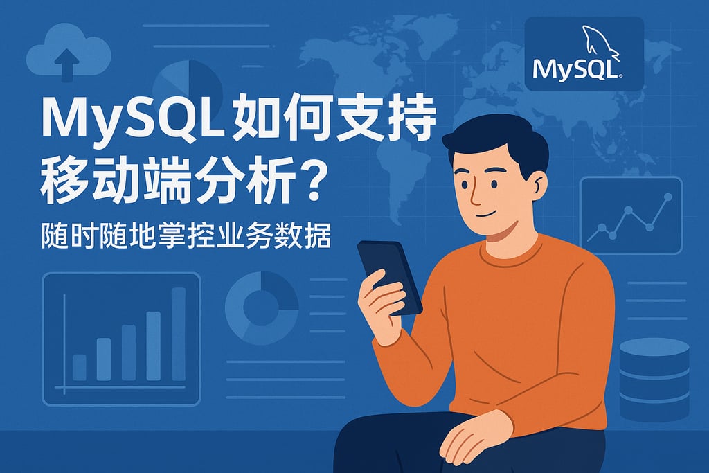 mysql如何支持移动端分析？随时随地掌控业务数据