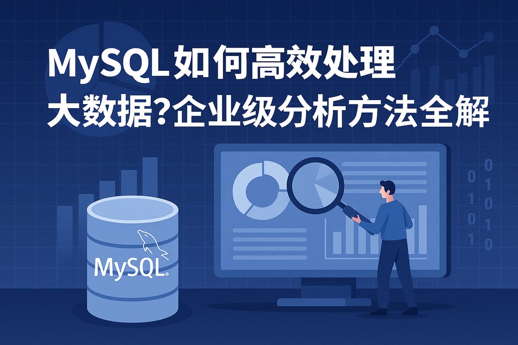 mysql如何高效处理大数据？企业级分析方法全解