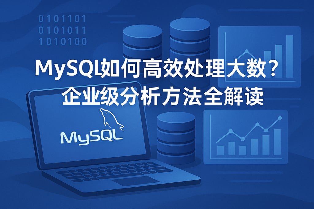 mysql如何高效处理大数据？企业级分析方法全解读