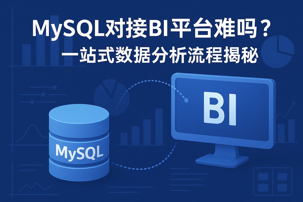 mysql对接BI平台难吗？一站式数据分析流程揭秘