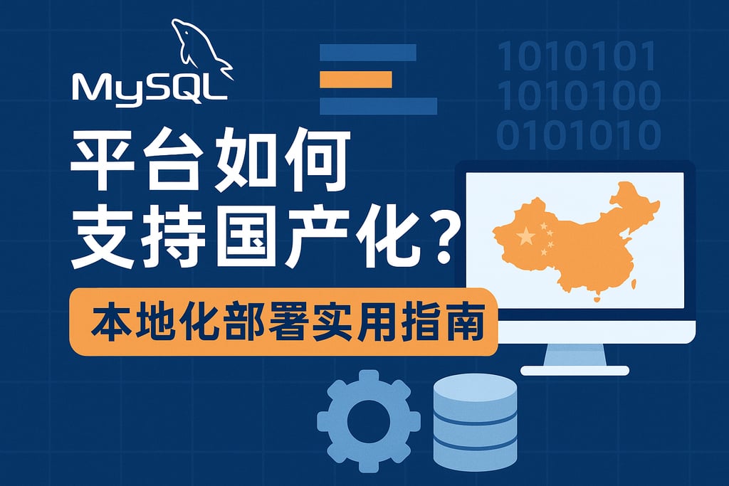 mysql平台如何支持国产化？本地化部署实用指南