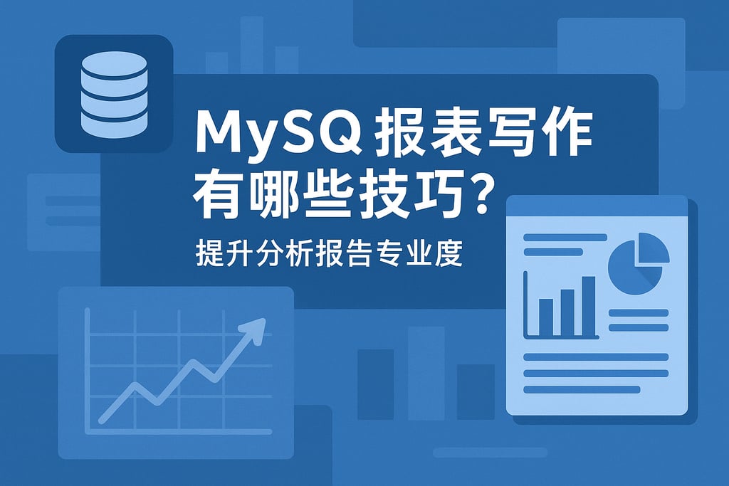 mysql报表写作有哪些技巧？提升分析报告专业度