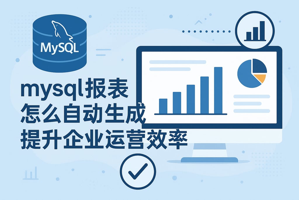 mysql报表怎么自动生成？提升企业运营效率