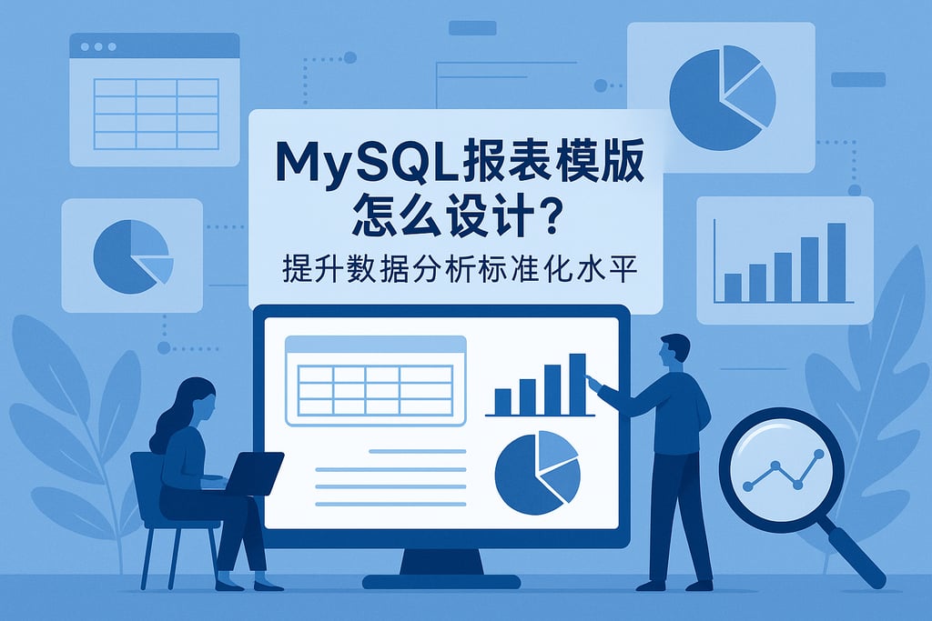 mysql报表模板怎么设计？提升数据分析标准化水平