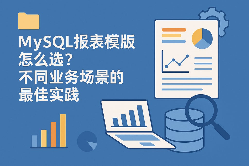 mysql报表模板怎么选？不同业务场景的最佳实践