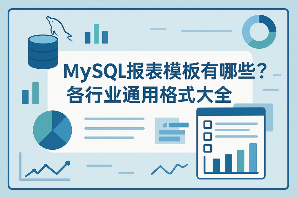 mysql报表模板有哪些？各行业通用格式大全