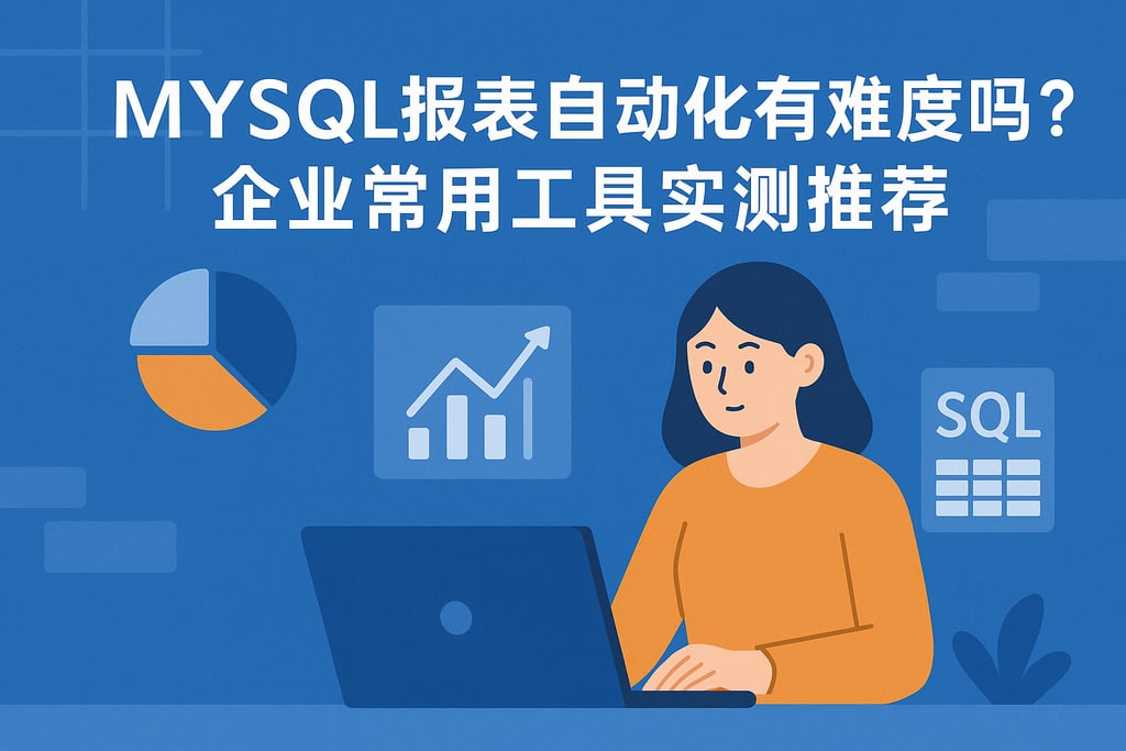 mysql报表自动化有难度吗？企业常用工具实测推荐