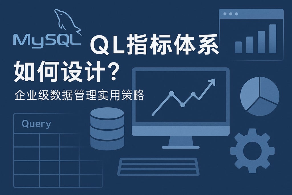 mysql指标体系如何设计？企业级数据管理实用策略