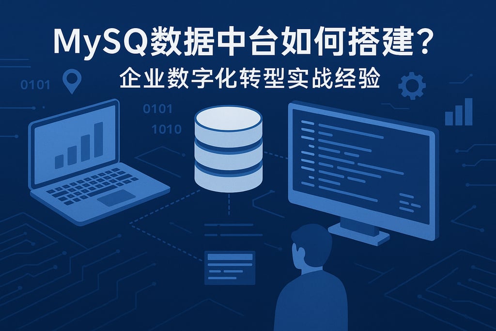 mysql数据中台如何搭建？企业数字化转型实战经验