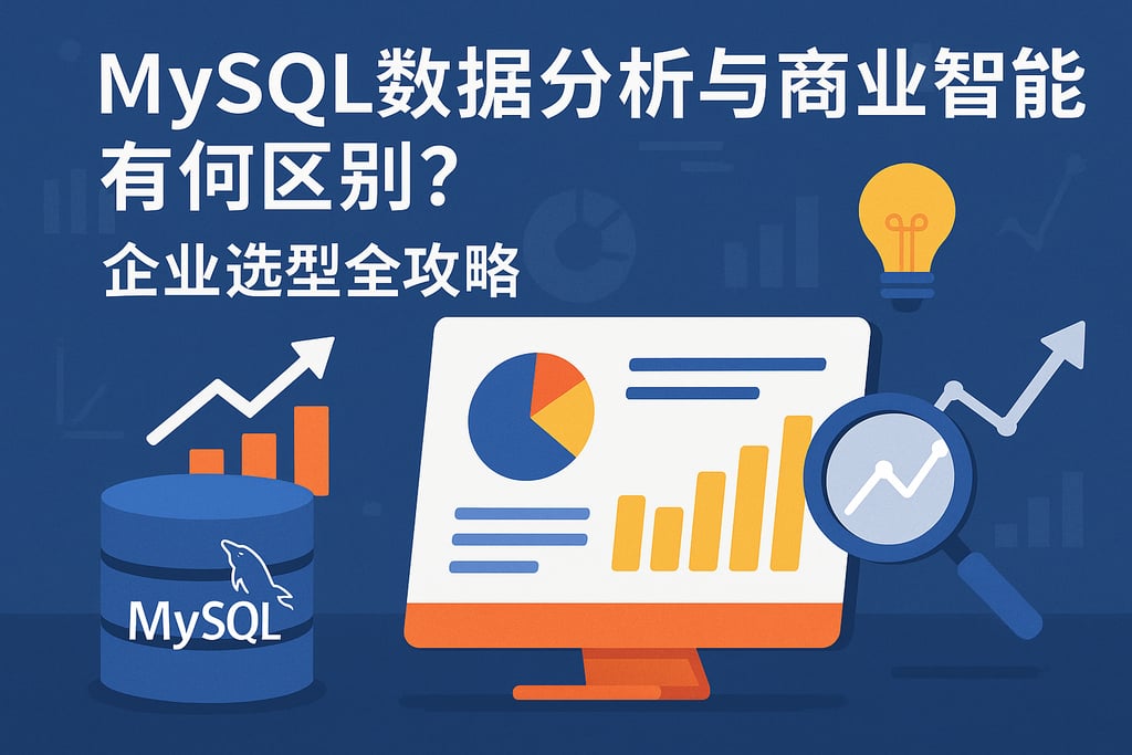 mysql数据分析与商业智能有何区别？企业选型全攻略