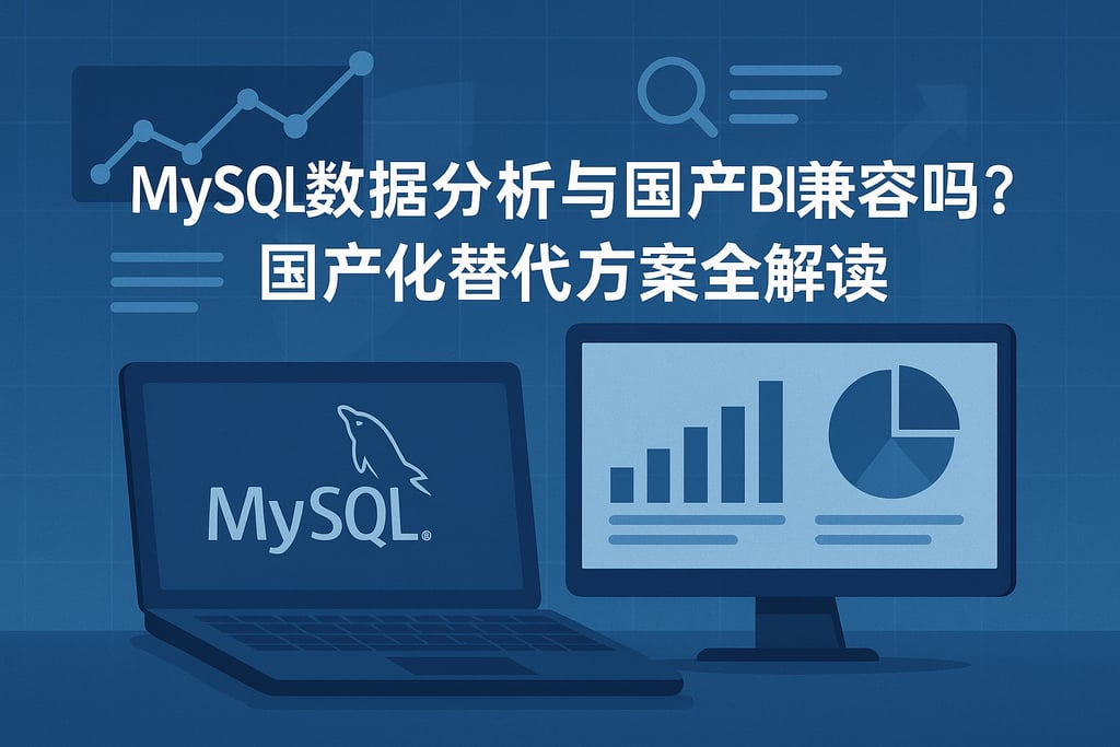 mysql数据分析与国产BI兼容吗？国产化替代方案全解读