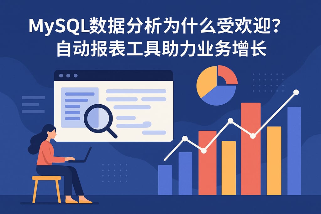 mysql数据分析为什么受欢迎？自动报表工具助力业务增长
