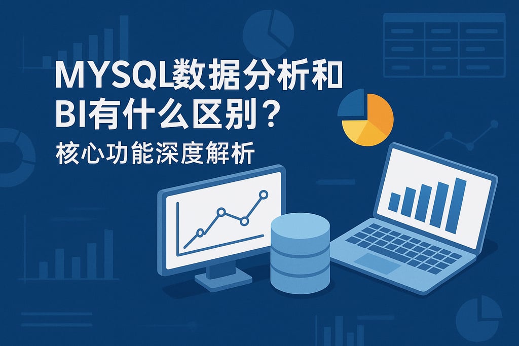 mysql数据分析和BI有什么区别？核心功能深度解析