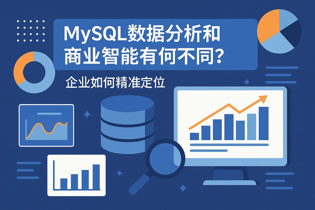 mysql数据分析和商业智能有何不同？企业如何精准定位