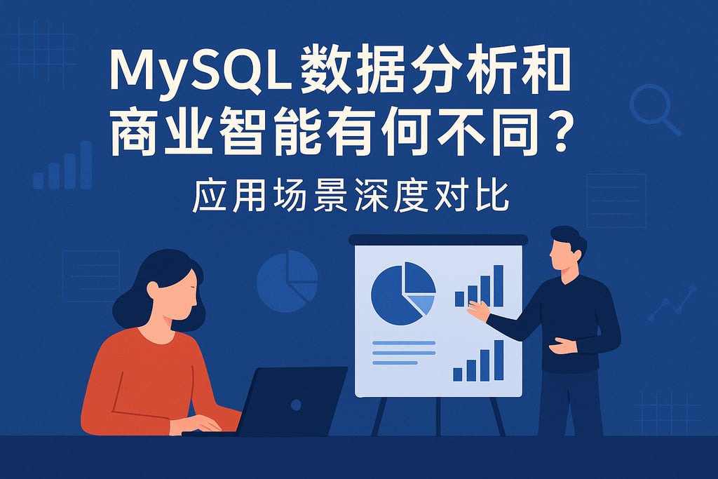 mysql数据分析和商业智能有何不同？应用场景深度对比