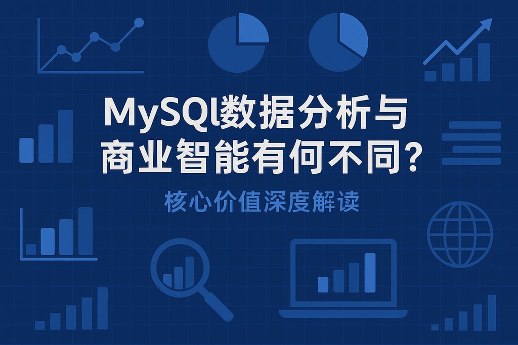 mysql数据分析和商业智能有何不同？核心价值深度解读