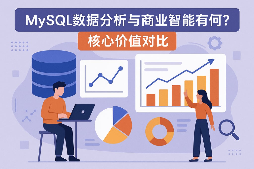 mysql数据分析和商业智能有何区别？核心价值对比