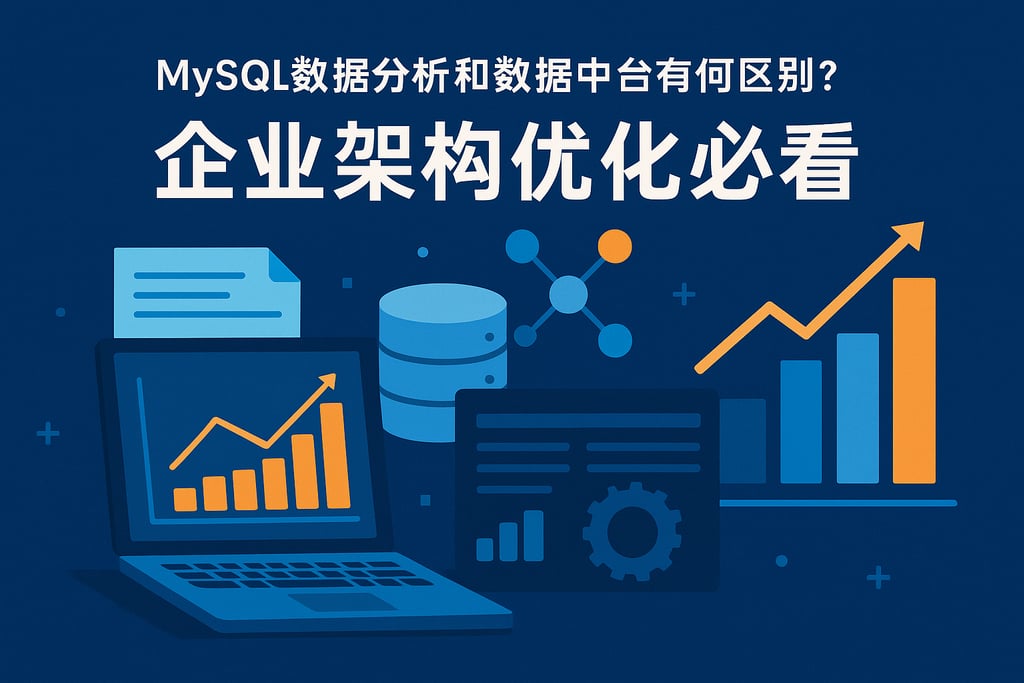 mysql数据分析和数据中台有何区别？企业架构优化必看