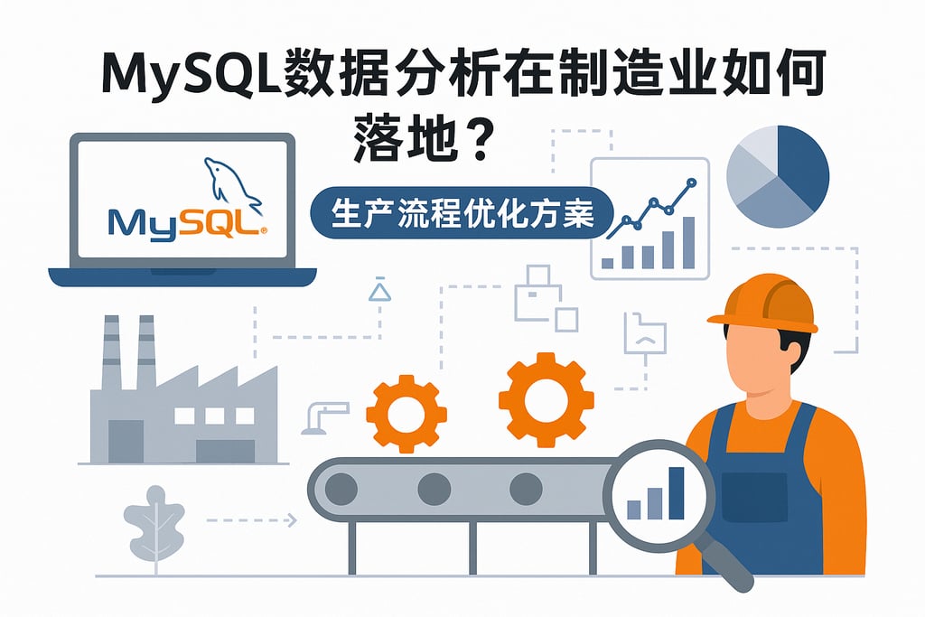 mysql数据分析在制造业如何落地？生产流程优化方案