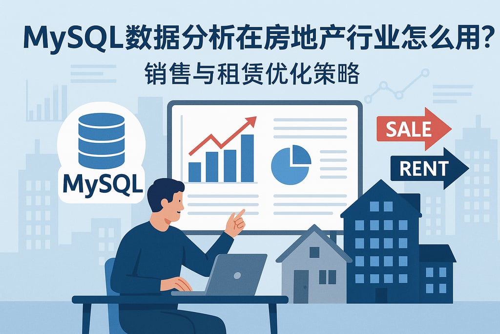 mysql数据分析在房地产行业怎么用？销售与租赁优化策略