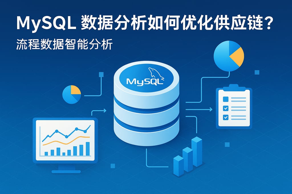 mysql数据分析如何优化供应链？流程数据智能分析