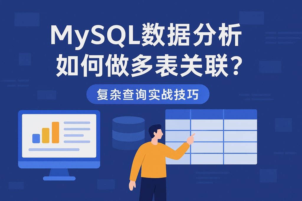 mysql数据分析如何做多表关联？复杂查询实战技巧