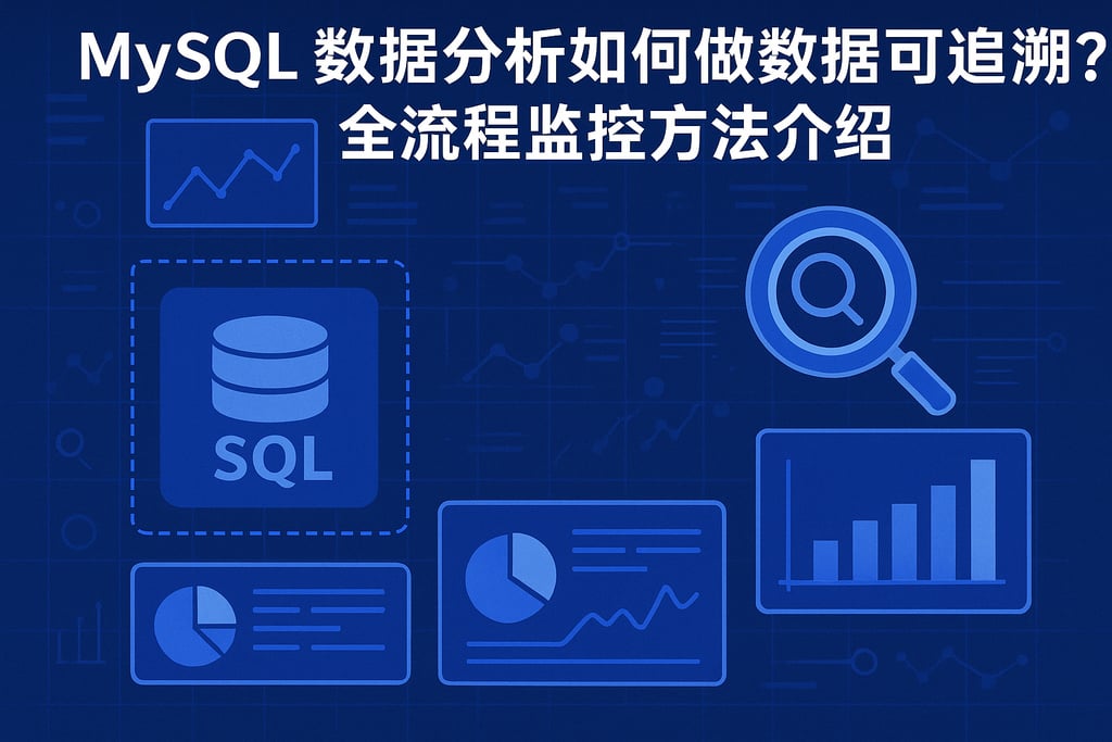mysql数据分析如何做数据可追溯？全流程监控方法介绍
