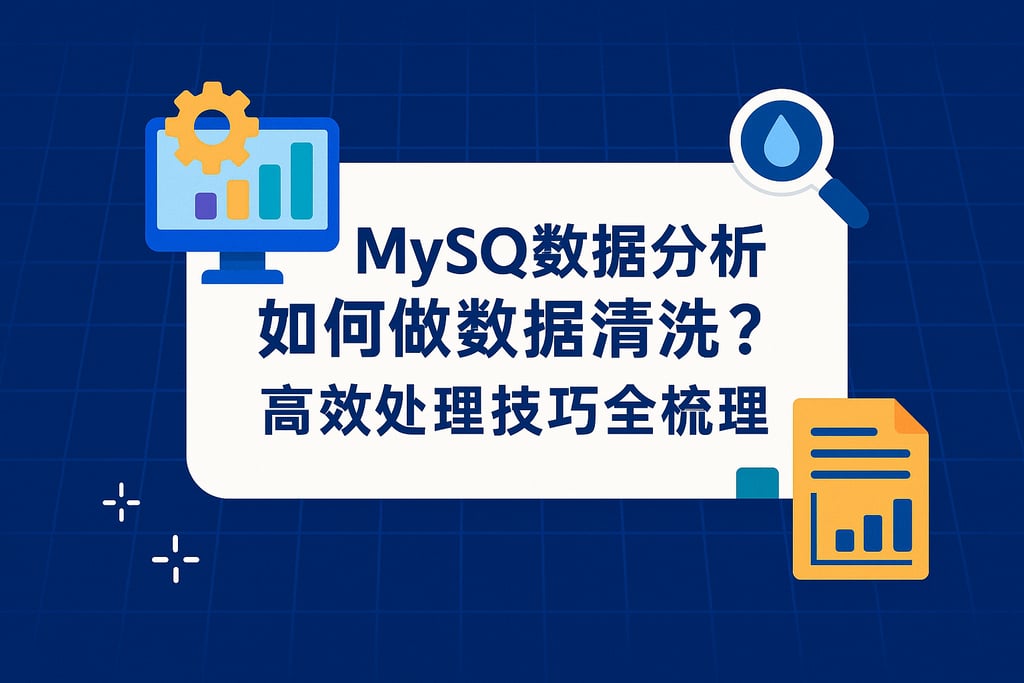 mysql数据分析如何做数据清洗？高效处理技巧全梳理