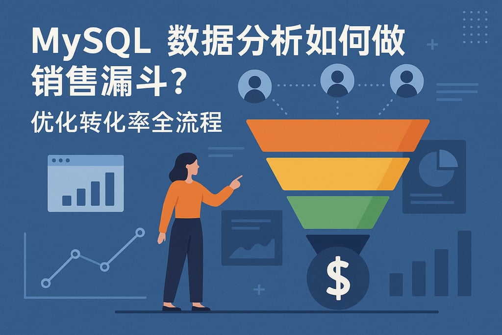 mysql数据分析如何做销售漏斗？优化转化率全流程