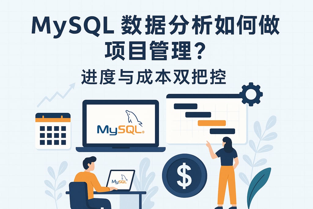 mysql数据分析如何做项目管理？进度与成本双把控