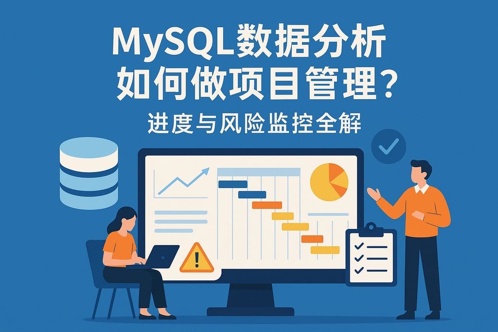 mysql数据分析如何做项目管理？进度与风险监控全解