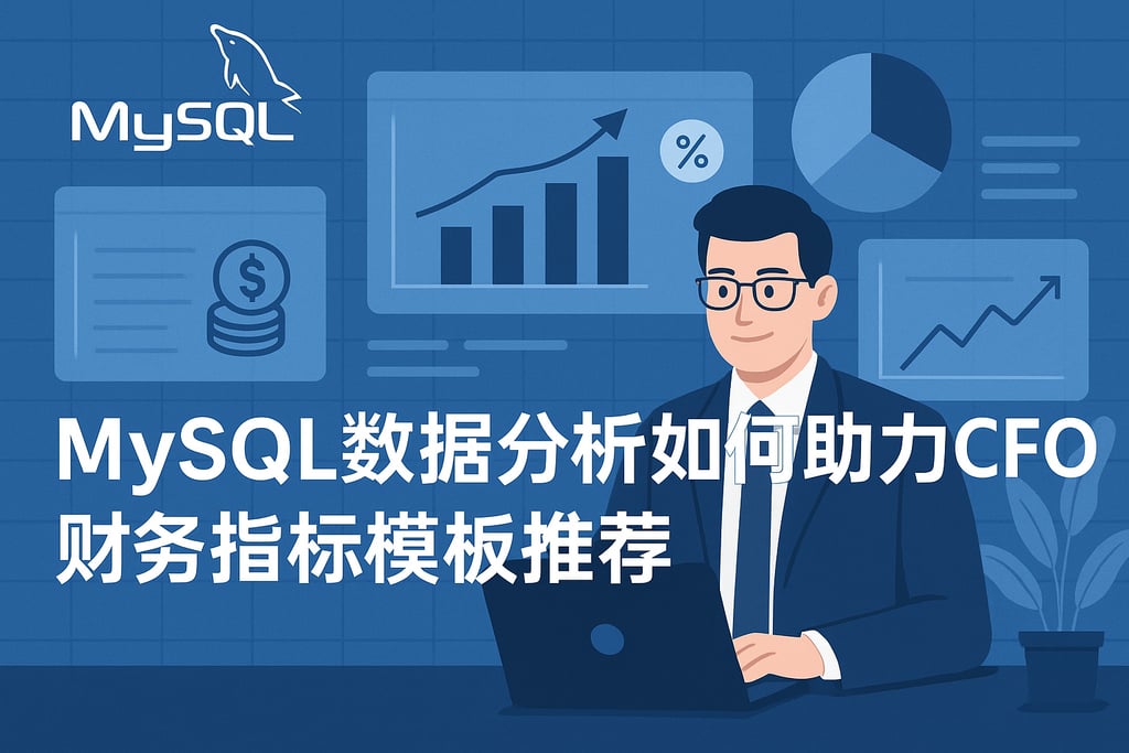 mysql数据分析如何助力CFO？财务指标模板推荐
