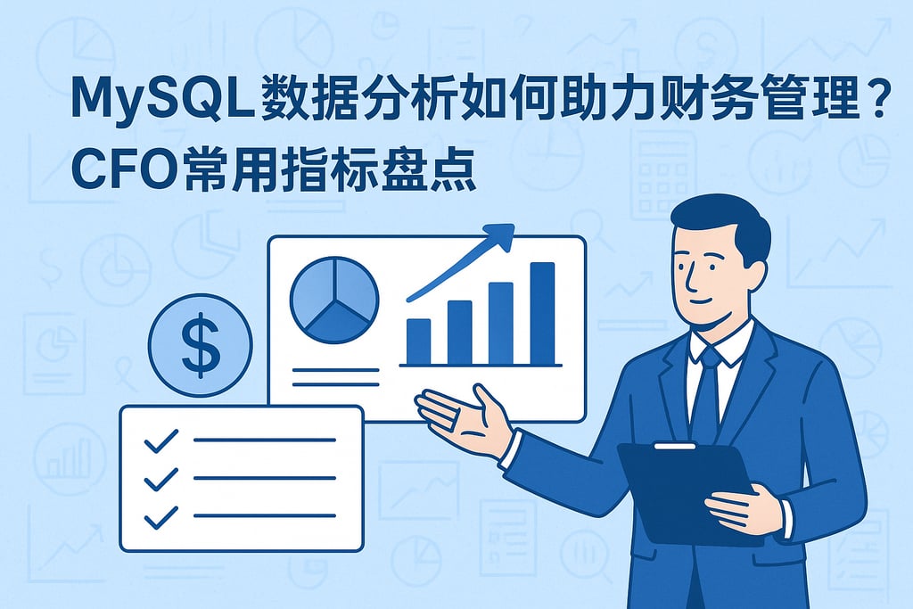 mysql数据分析如何助力财务管理？CFO常用指标盘点