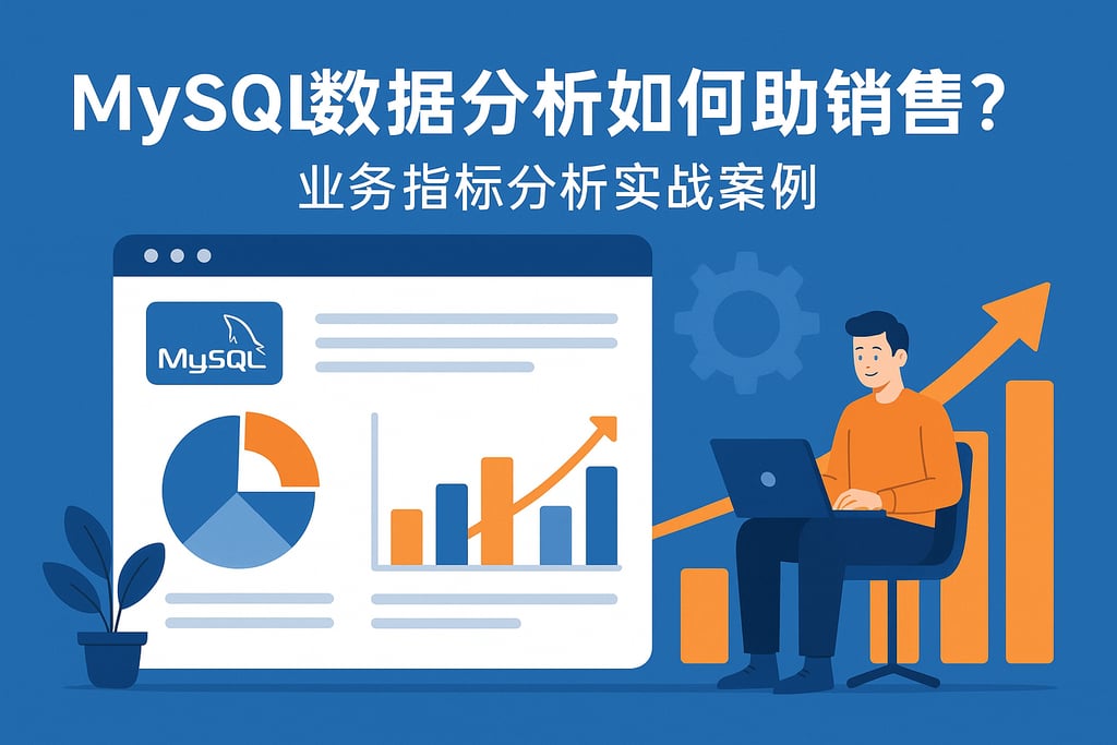 mysql数据分析如何助力销售？业务指标分析实战案例