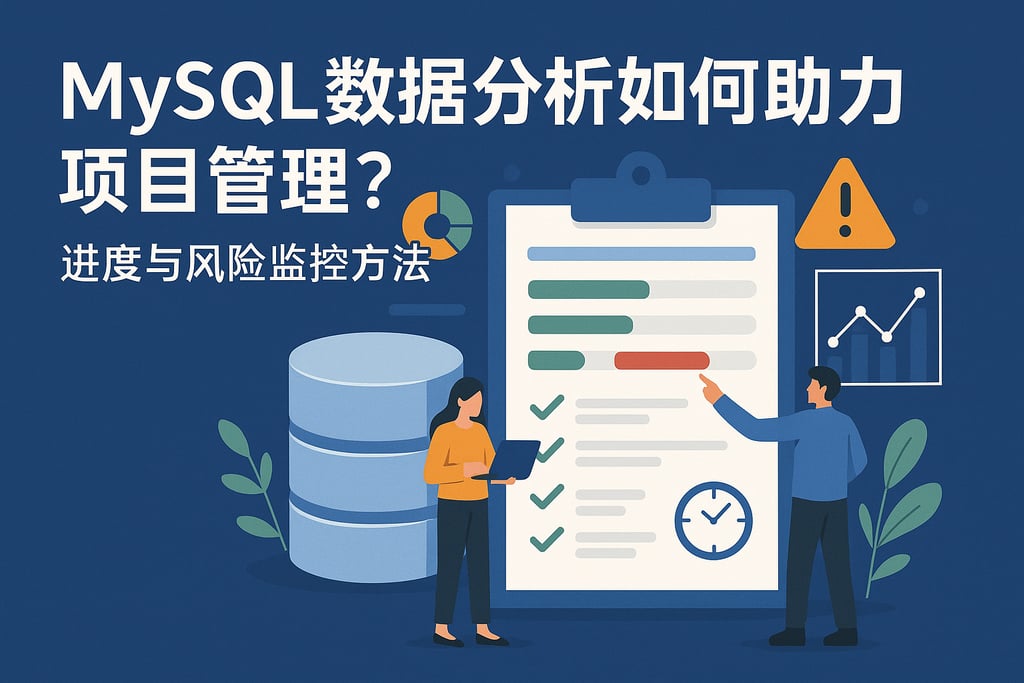 mysql数据分析如何助力项目管理？进度与风险监控方法