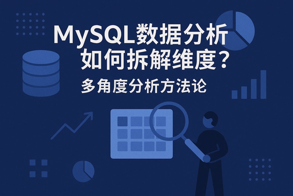 mysql数据分析如何拆解维度？多角度分析方法论